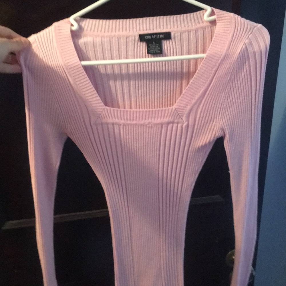 Pink sweater